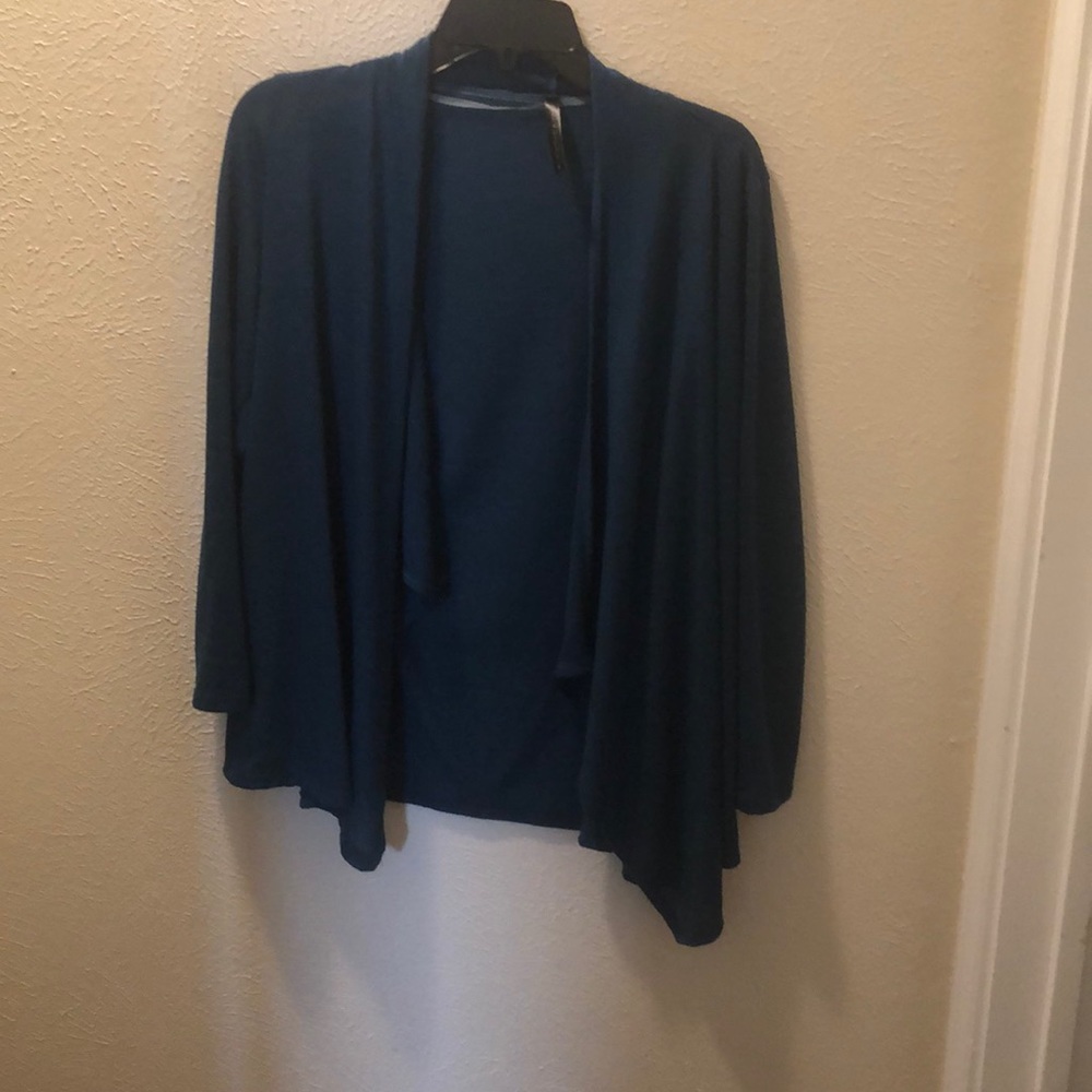 Turquoise cardigan